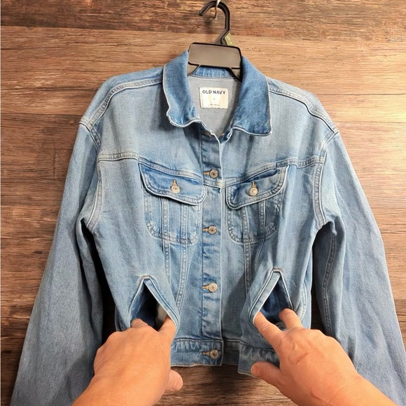 Old Navy Light Blue Jean Jacket - Picture 3 of 11
